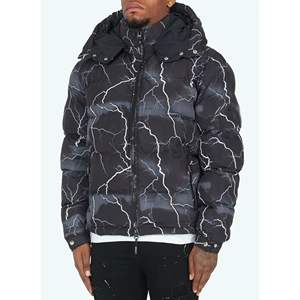 Nueva moda invierno espesar abajo chaqueta puffer chaqueta burbuja chaqueta clásica con su logotipo - Product Image 2