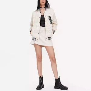 Meilleure vente veste Letterman pour femme veste Letterman de style unique 100% laine chaude à vendre - Product Image 3