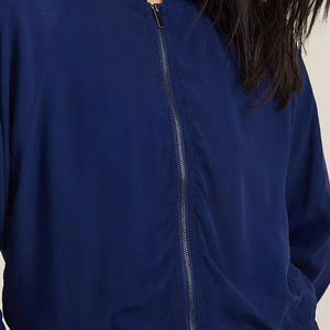 Chaqueta Bomber Informal para Mujer, Chaqueta de Invierno Delgada de Alta Calidad, Chaqueta con Cierre y Cuello Camisero - Product Image 3