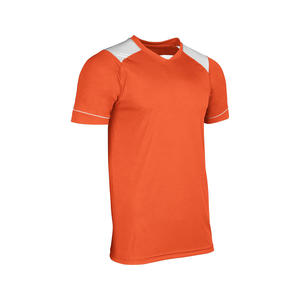 Camiseta de Fútbol Personalizable 100% Poliéster de Secado Rápido, Popular Camiseta de Fútbol con Logotipo Frontal, Servicio OEM Disponible - Product Image 1