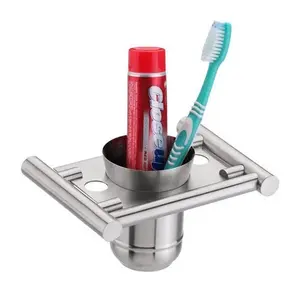 Support mural élégant accessoires de salle de bain brosse à dents dentifrice nettoyant pour le visage support de salle de douche Design hôtel décoration de la maison - Product Image 4
