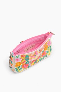 Sac à bandoulière en perles multicolores de style moderne pour femmes, fabriqué à la main, design avant-gardiste, chaînes luxueuses, dame élégante - Product Image 6