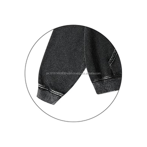 Hoodies personnalisés avec poches latérales et bordures élastiques, coupe ample et épaisse, prix d'usine pour la vente en gros - Product Image 3