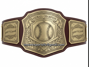 เข็มขัดแชมป์เบสบอล ออกแบบเองได้ คุณภาพพรีเมียม หนังแท้ - Product Image 3