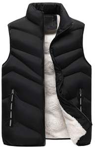 Veste matelassée à capuche unisexe de haute qualité avec fermeture éclair, personnalisable, résistante à l'eau/au vent, décontractée, avec logo sur le devant - Product Image 4