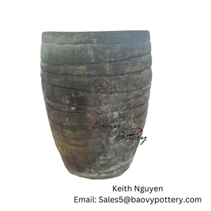 กระถางเซรามิกเคลือบกลางแจ้งทันสมัยสำหรับสวนกระถางเทอราขนาดใหญ่ผลิตในเวียดนาม - Product Image 3
