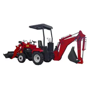 2022 Lawn mower With Front Loader and Backhoe Implements Attached with fast shipment to Hawaii USA/Florida/Texas/Mexico/Europe