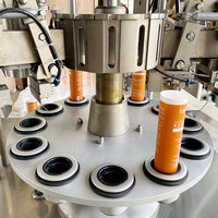 Machine de remplissage et de scellage de liquides visqueux 10g 20g 30g, contrôlée par PLC, à engrenages, pour l'emballage de tubes de pommade