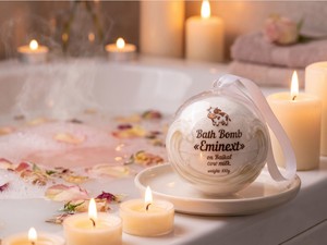 Bomba de Baño Eminext 100g con Leche de Vaca de Baikal Hidratante para el Cuerpo Unisex - Product Image 3