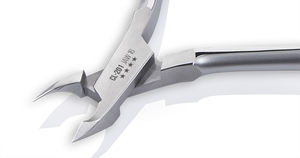 NGHIA OMI Ciseaux de manucure à double ressort gris en acier inoxydable CL-201 de qualité supérieure pour la vente en gros de produits de beauté - Product Image 2