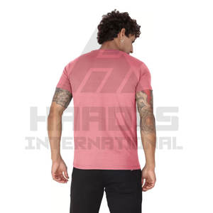 Nuevo estilo, alta calidad, venta al por mayor, ropa para hombres, camiseta de manga corta, camisetas lisas para hombres, Camiseta de algodón de Color sólido - Product Image 6