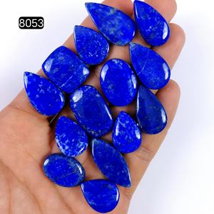 DHORGEMS - Lapislázuli Natural al por Mayor, Cabujón Suelto para Joyería, Piedra Preciosa Hecha a Mano, Formas Ovaladas/Marquesa/Pera/Triángulo - Product Image 4
