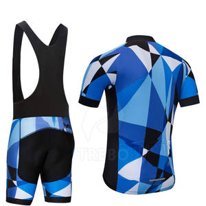 ชุดเครื่องแบบขี่จักรยานระบายอากาศได้ดีวัสดุโพลีเอสเตอร์100% โลโก้ตามสั่ง - Product Image 3