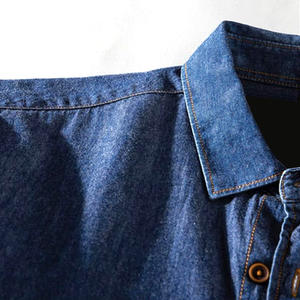 ชุดเดรสลำลองสำหรับผู้หญิงเสื้อยีนส์แขนยาวผ้าฝ้ายเสื้อยีนส์สำหรับกีฬากลางแจ้งสำหรับผู้ชายระบายอากาศได้ดีสำหรับฤดูใบไม้ร่วง - Product Image 5