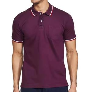 Venta caliente algodón/poliéster personalizado hombres polos transpirable manga corta Polo cuello polo camisetas para hombres - Product Image 2