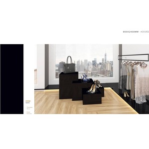 Haute brillance 800x2400mm grande taille 15/18mm épaisseur cristal Nano carreaux de marbre en porcelaine noire 80x240cm dalle de sol polie 20mm - Product Image 3