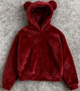 Sudadera con Capucha Tie Dye para Hombre, Invierno 2026 |   Suéter de Manga Larga de Algodón y Felpa |   Capucha con Orejas de Conejo |   Logotipo Frontal |   Tinte Liso |   Peluche Adorable - Product Image 6