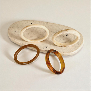 Brazalete de Resina Ecológica de Alta Calidad, Joyería de Resina Tradicional Hecha a Mano con Alto Brillo para Mujer, Accesorios de Moda - Product Image 4