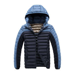 Blouson d'hiver matelassé OEM 2026 de haute qualité avec capuche, en tissu tissé, coton matelassé, décontracté, zippé, coupe-vent, réversible et respirant - Product Image 3
