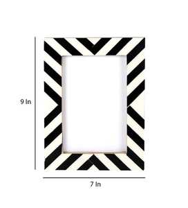 Marcos de fotos de resina con incrustaciones de hueso Marco de fotos con incrustaciones de fregona pulida Perfecto para regalar - Product Image 1