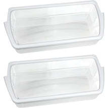 2pcs W10321304 Plastic Door <b>Bin</b> Refrigerator Organizer Compatible with Amana Kenmore KitchenAid Maytag Whirlpool Frigidaire - Product Image 1