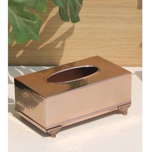 Soporte de papel tisú con acabado dorado de latón Industrial para decoración de mesa de hogar y Hotel cajas de pañuelos rectangulares - Product Image 2