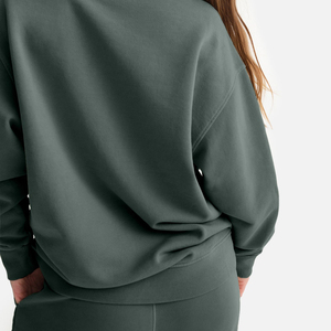 Sudadera con Capucha Extra Grande de Algodón Grueso para Mujer, con Logotipo Personalizado Bordado, Sudadera de Invierno para Mujer - Product Image 3