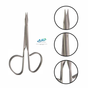 กรรไกรผ่าตัด A.R.I รุ่น Gradle Ribbon Scissors ขนาด 11 ซม. แบบตรง คมกริบ สำหรับผ่าตัดและชำแหละเนื้อเยื่อ รุ่น ARI-GRS-11 CE - Product Image 1