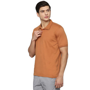 Chemise à manches courtes décontractée grande taille pour hommes, tissu tricoté extensible et respirant en coton imprimé anti-boulochage confortable - Product Image 4