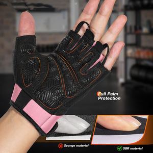 Amazing Product Weightlifting <b>Fitness</b> <b>Gloves</b> Breathable Gym Sports Outdoor Strength Training Weightlifting <b>Gloves</b> - Product Image 4