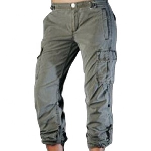 De alta calidad de los hombres con estilo 100% de algodón pantalones de carga - Product Image 4