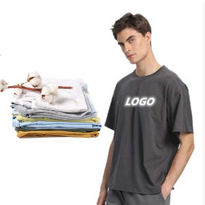 เสื้อยืดผู้ชายผ้าคอตตอน 95% ผสมอีลาสเทน 5% พิมพ์ลายสกรีน แขนสั้น เป็นมิตรกับสิ่งแวดล้อม คุณภาพสูง ถักทออย่างดี พร้อมโลโก้สั่งทำ - Product Image 5