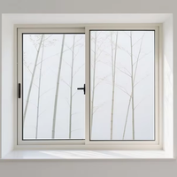 Asequible, insonorizado, vidrio de doble capa, vidrio templado, ventanas de aleación de aluminio, ventanas correderas para uso residencial