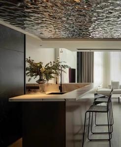 Cheap Hot Sale Wainscoting Bamboo Charcoal Wood Panel Interior Wall <b>Decor</b> Metal Bamboo Wall Panel Boards - Product Image 3