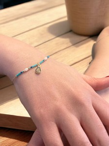 กำไลข้อมือพลาสติกถักมือสไตล์โบฮีเมียน DAFNI ประดับลูกปัดตาปีศาจ-รุ่น 44 ของขวัญส่งเสริมการขายแบบลูกปัดสำหรับวันวาเลนไทน์ - Product Image 1
