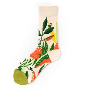 100% Cotton <b>Men's</b> <b>Socks</b> High Quality Custom Printed Logo Breathable Soft <b>Warm</b> Trendy Mid-Length Anti-Bacterial for Autumn - Product Image 1