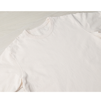 240 GSM imprimé 100% coton surdimensionné T-shirt pour hommes T-shirt de lavage à l'acide lourd de haute qualité avec sérigraphie simple