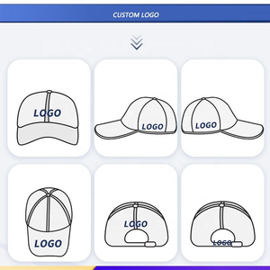 Venta al por mayor de color sólido logotipo personalizado en blanco 5 paneles 100% poliéster gorra de béisbol para los hombres - Product Image 2