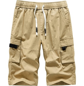 Hot Selling Men's Classic Fit 100% Cotton <b>Cargo</b> Shorts Zipper Fly Closure Quick Dry Anti-Wrinkle Breathable OEM Service Outdoor - Product Image 1