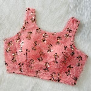 Alta Calidad Exclusivo Importado Tela Secuencia Trabajo Listo Blusa Bodas Fiestas Nuevo Concepto Estilo Indio Surat Mayorista - Product Image 3