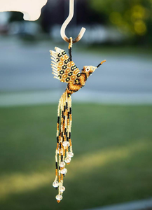 ลูกปัดนกฮัมมิงเบิร์ดสุดพิเศษ งานฝีมือสวยงาม สีสันสดใส เครื่องรางนำโชค ความสุข ความรัก และโชคดี - Product Image 4