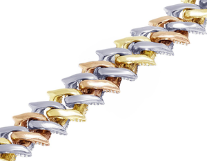 S925 plata esterlina Moissanite Diamond Prong Set cadena de eslabones cubanos collar helado para hombres y mujeres - Product Image 4