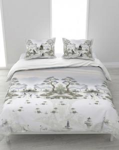 Juego de Sábanas de Algodón Ecológicas, 3 Piezas, 600 Hilos, Estilo Europeo y Americano, Sábana Plana + 2 Fundas de Almohada - Product Image 3