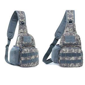 Homme multifonctionnel étanche sangle de poitrine sac de messager pratique bandoulière sacs à bandoulière léger caractéristique Polyester imprimé - Product Image 4