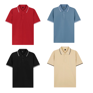 Camisetas de polo ajustadas unisex con logotipo personalizado bordado, ropa elegante para hombres y mujeres hecha de algodón y poliéster Vietnam - Product Image 2