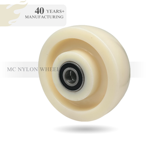250mm MC <span class=keywords><strong>Nylon</strong></span> rad Nur mit Kugellagern Langlebige Polyamid PA-Lenkräder für Material transport geräte - Product Image 1
