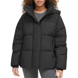 <b>Top</b> Quality Hooded Puffer Jacket OEM Logo Oversized Men's <b>Bubble</b> Solid Color Custom Men Puffer Jacket - Product Image 1