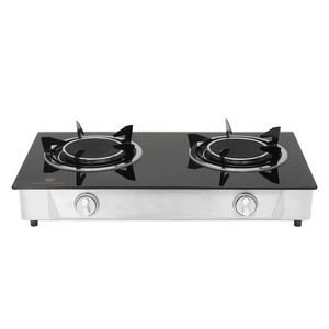 Fabricant professionnel d'ameublement pour la maison, cuisinière à gaz double brûleur, cuisinière à gaz infrarouge rouge, cuisinière à gaz 2 brûleurs - Product Image 2