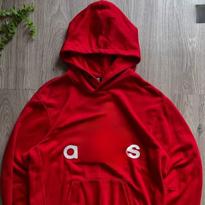 เสื้อมีฮู้ดปักลายสำหรับฤดูหนาวผ้าถักกันหดลายพื้นโลโก้ออกแบบได้ตามต้องการ - Product Image 1