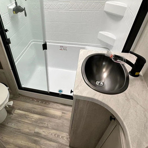 Nouvelle cabine de <span class=keywords><strong>douche</strong></span> murale en aluminium pour caravane, <span class=keywords><strong>camping</strong></span>-<span class=keywords><strong>car</strong></span>, mobilier en aluminium portable - Product Image 2